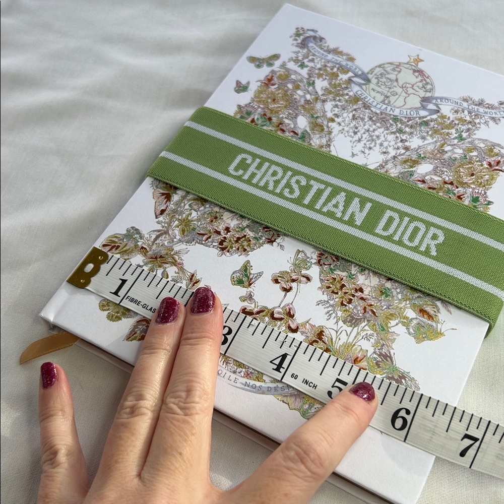 Dior Hardcover Around The World Notebook- Green NEW - Picture 9 of 10